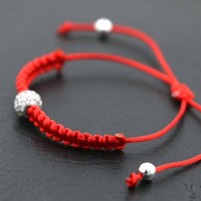 Bracelet Tibétain Coton Réglable - Nœuds Traditionnels - Spirituel Unisexe - Vert/Gris