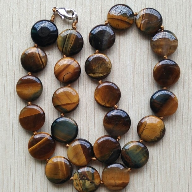 LE COLLIER BAIA OEIL DU TIGRE – Camille Colette Studio