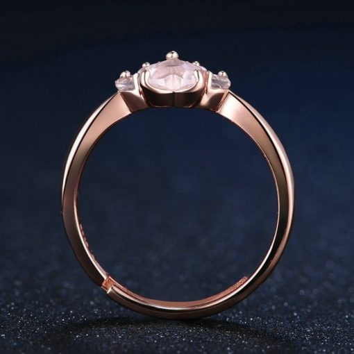 bague-patte-quartz-rose-vue-de-face